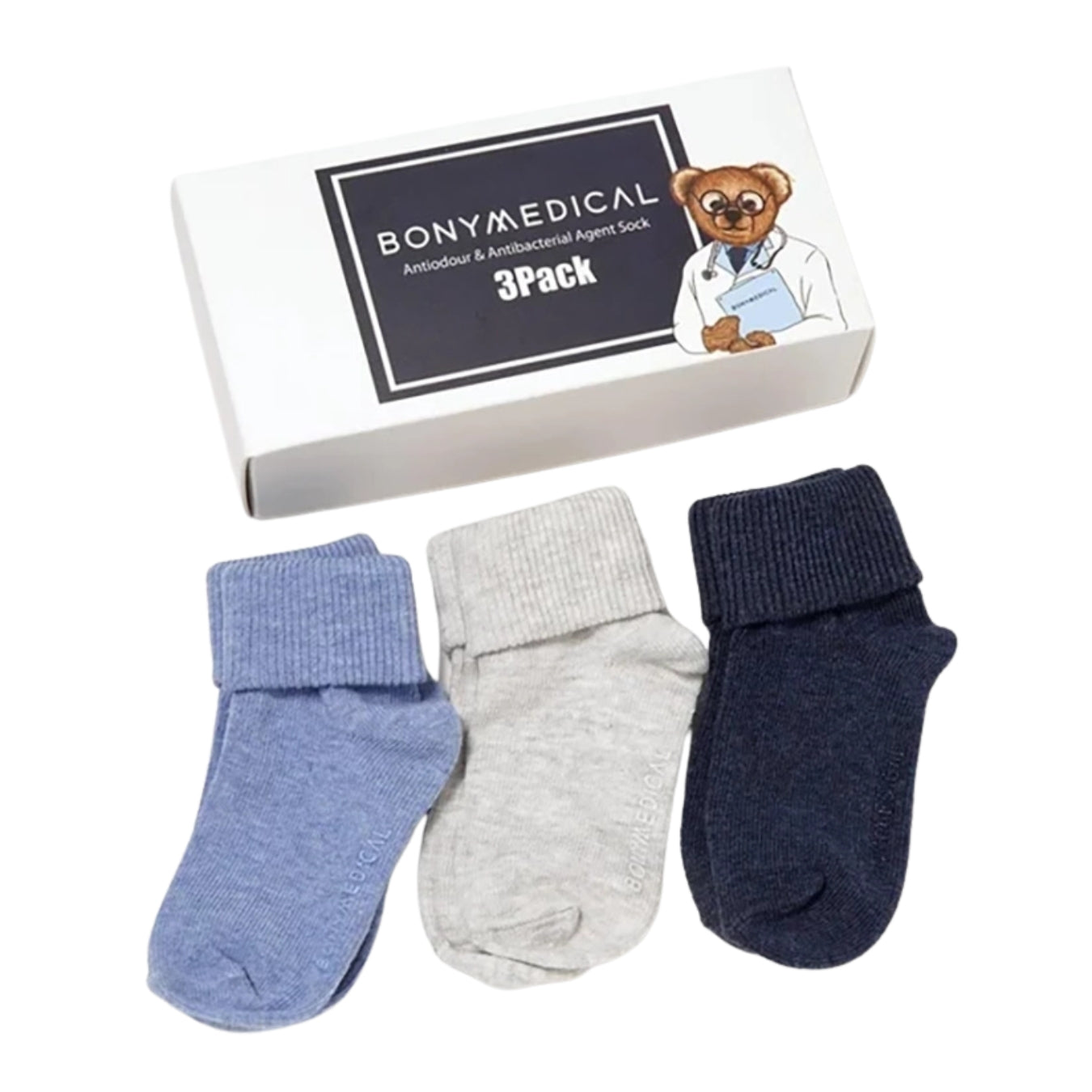 Medical Baby Socks Set - Blue