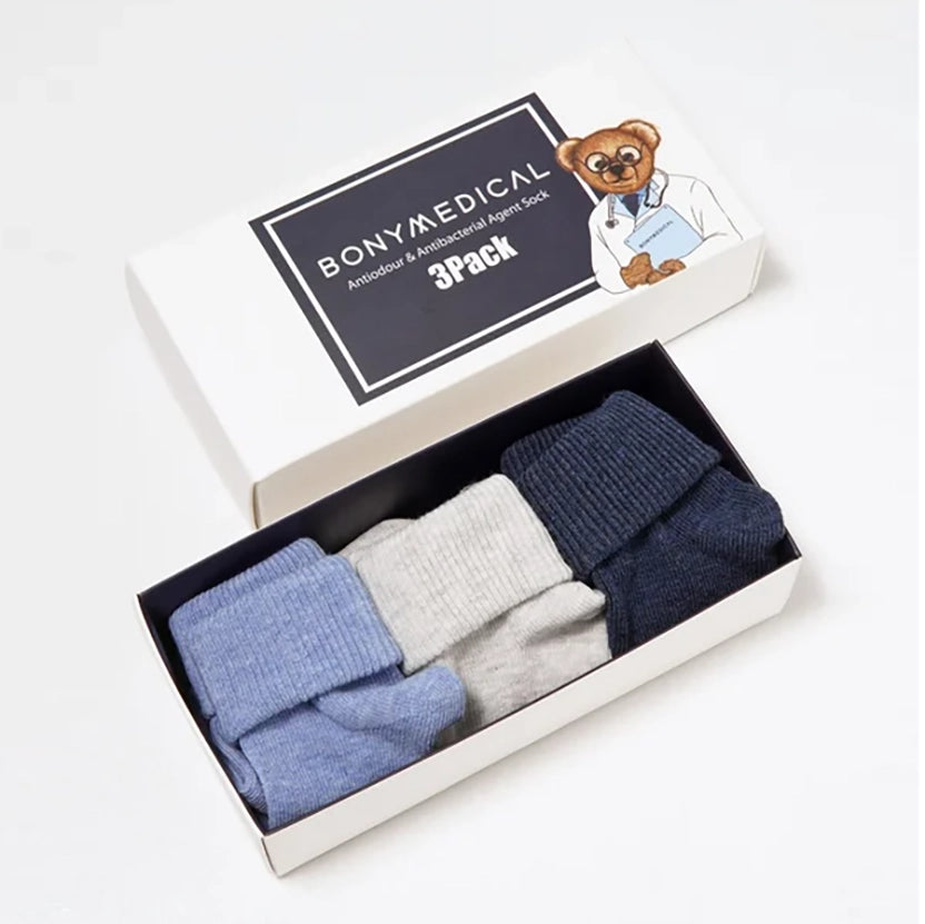 Medical Baby Socks Set - Blue