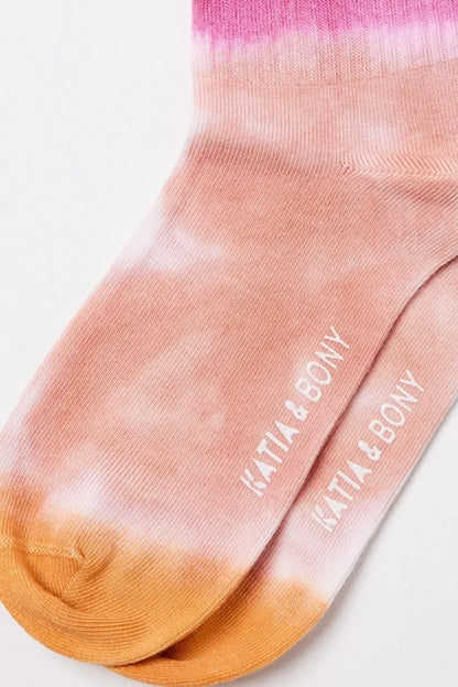 Tie-Dye Socks - Pink