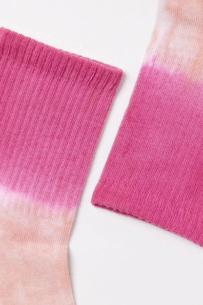Tie-Dye Socks - Pink