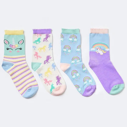 Rainbow Unicorn Socks Set