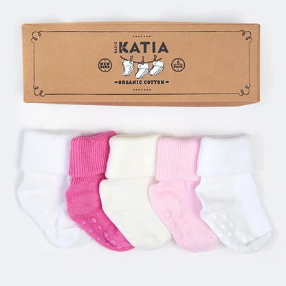 Organic Baby Socks Set - Pink