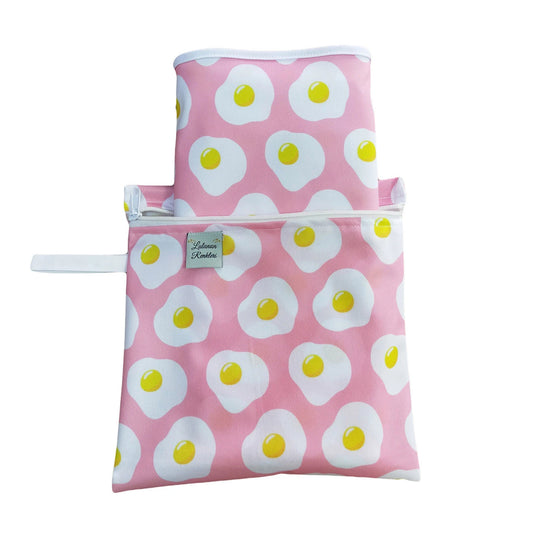 Splashmat & Wet Bag Set - Pink Omelette