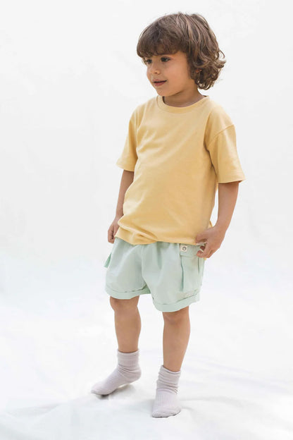 Bamboo Oversize T-Shirt - Yellow