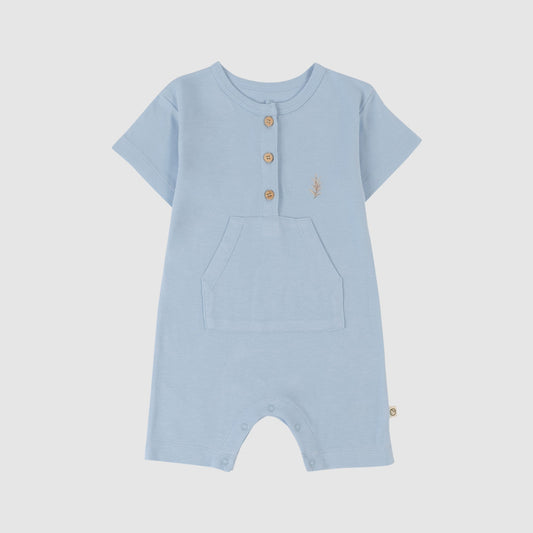 Bamboo Romper - Blue