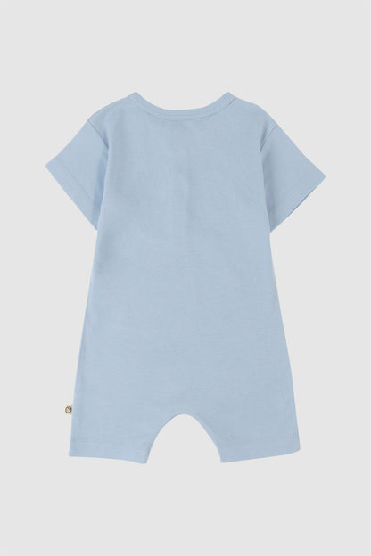 Bamboo Romper - Blue