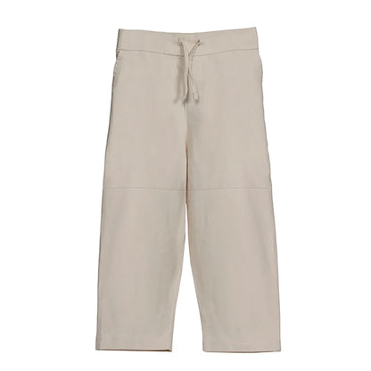 Creamy Baggy Beige Boy Pants