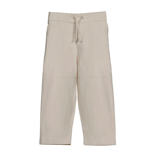 Creamy Baggy Beige Boy Pants