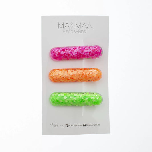 NEON GLOW - Capsule Hairclips