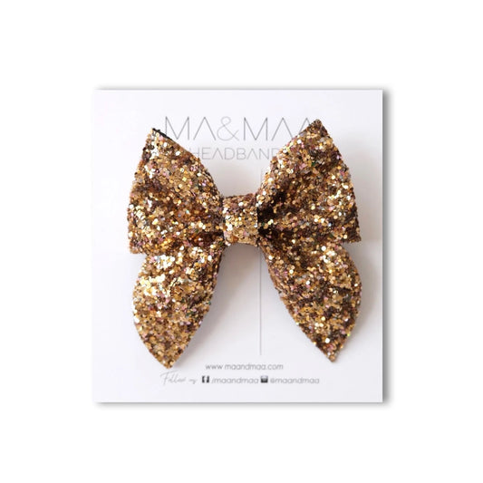 GOLD DIAMOND - Bow Hairclip