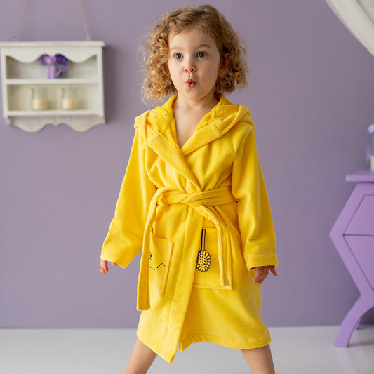 Buzzy Bee - Velvet Bathrobe