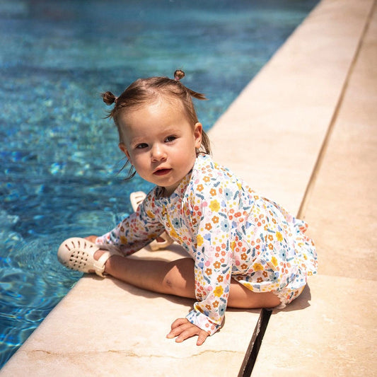 Pretty Floral Swimsuit Set