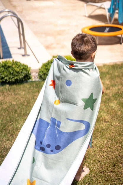 Dino Star - Beach Towel