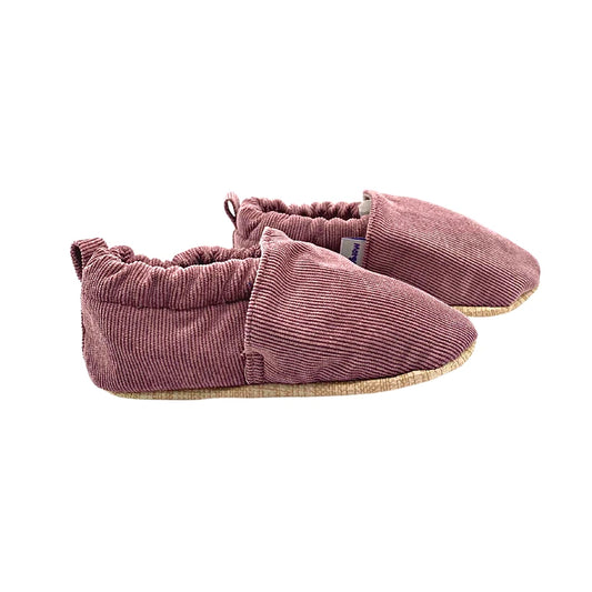 Non-Slip Moccasins - Velvet Pink