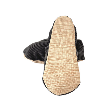 Non-Slip Moccasins - Velvet Grey by Morgedan in Grey, image 2