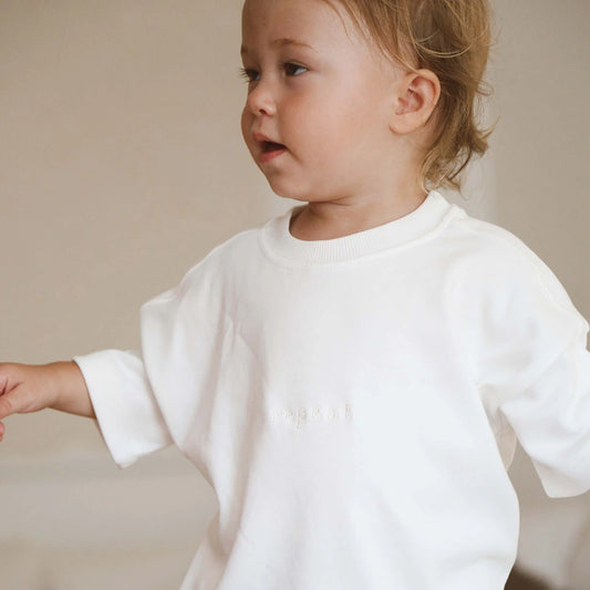 Oversize Off-White Basic T-shirt