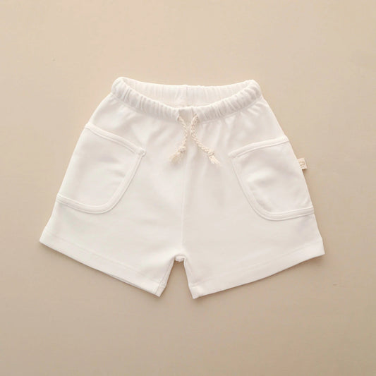 Basic Off-White Shorts