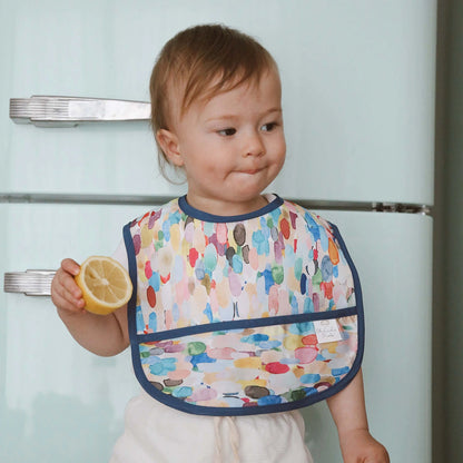 Blue Feeder Bib Set
