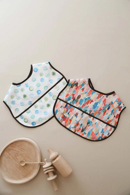 Blue Feeder Bib Set