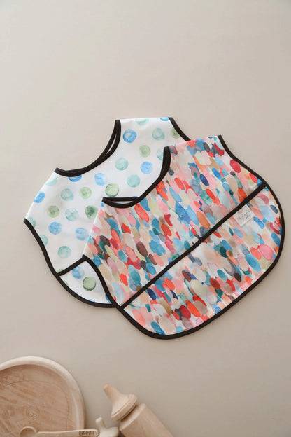 Blue Feeder Bib Set