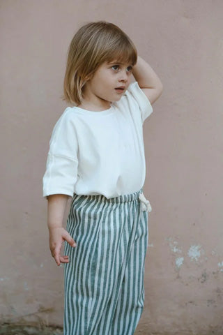 Khaki Stripe Play Pants