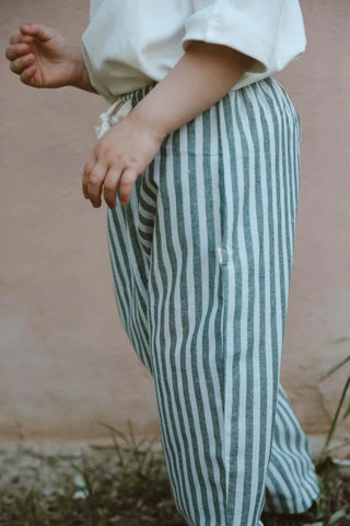 Khaki Stripe Play Pants