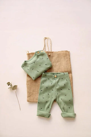 Moon Ribbed Set