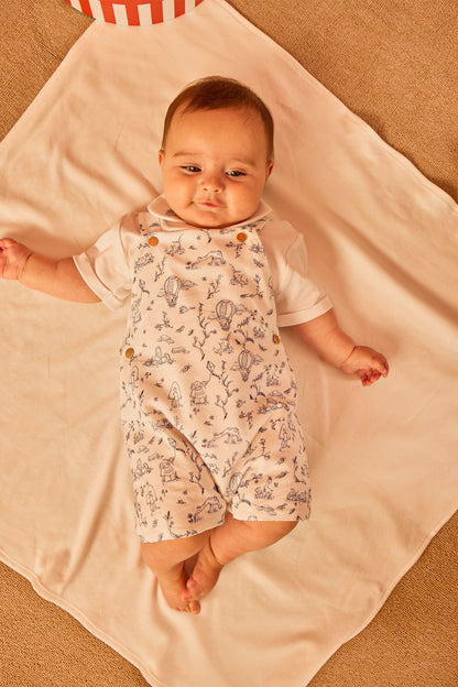 Toile De Jouy Jumpsuit - Blue