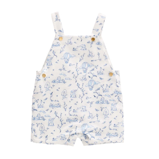 Toile De Jouy Jumpsuit - Blue