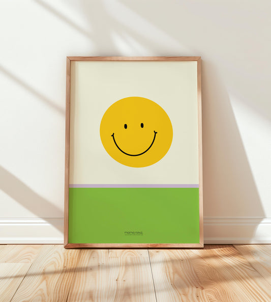 Poster - Yellow Smiley