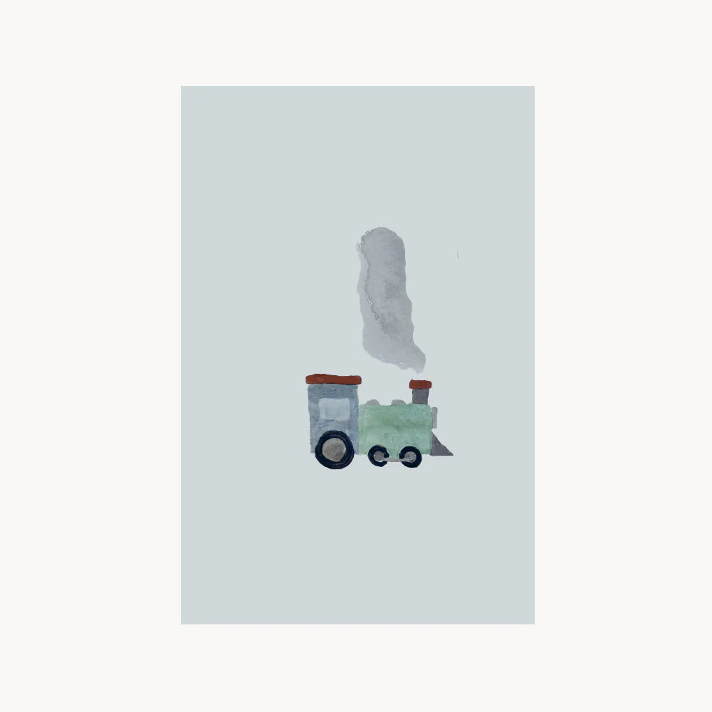 Greeting Card - Locomotive by Specialday in Multi