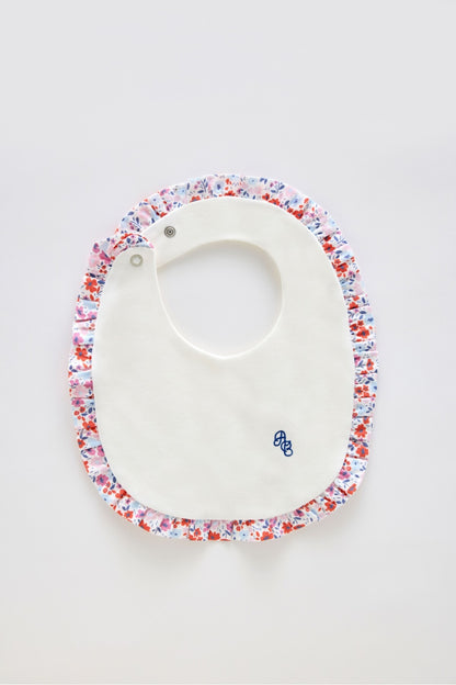 Little Blossom Hat & Bib - Red
